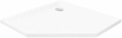 New Trendy Mild Stone ötszögletű zuhanytálca 90x90 cm fehér B-0540 (B0540)
