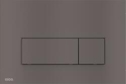 Alca Thin öblítő gomb WC-hez fekete-acél M57-GM-M (M57GMM)