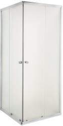 INVENA Parla zuhanykabin 80x80 cm négyzet króm fényes/átlátszó üveg AK-48-185 (AK48185)