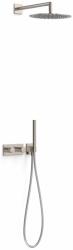 TRES B-System zuhany készlet beépített termosztáttal trópusi zuhany opcióval acél 30735204AC (30735204AC)