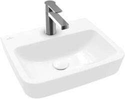 Villeroy & Boch O. Novo mosdótál 45x37 cm négyszögletes klasszikus fehér fényes 43444601 (43444601)