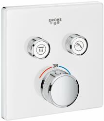 GROHE Grohtherm SmartControl kád és zuhany csaptelep süllyesztett z termosztáttal fehér 29156LS0