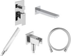 Oltens Készlet kád és zuhany csaptelep Oltens Gota 34101100, kifolyócső csaptelep Oltens Gota 39101100, 39303100, 37103100, 37200100