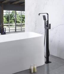 Blue Water Toronto kád és zuhany csaptelep térben álló fekete TOR-BWP. 090CZARNYMAT (TORBWP090CZARNYMAT)