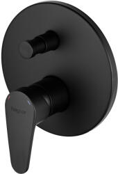 Hagser Della kád és zuhany csaptelep süllyesztett fekete HGR11000034 (HGR11000034)