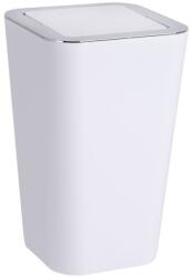 WENKO Candy szemeteskosár 6 l króm-fehér 22466100 (22466100)