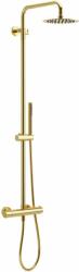 Actima Round Termo zuhany készlet fal termosztáttal trópusi zuhany opcióval arany ARAC. SY. 107GL (ARACSY107GL)