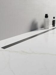 New Trendy Visio Slim Gunmetal Brushed lineáris lefolyó 90 cm OL-0094 (OL0094)