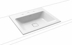 KALDEWEI Cono mosdótál 60x50 cm négyszögletes süllyesztett fehér fényes 901606033001 (901606033001)