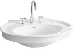Hatria Dolcevita mosdótál 75x57.5 cm félkör alakú klasszikus fehér Y0EW01