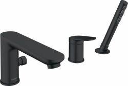 Duravit Wave kád és zuhany csaptelep fürdőkád fölé fekete WA5260000046