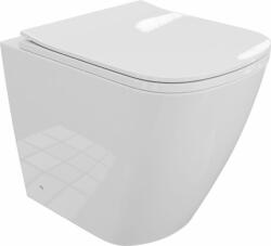 Lavita Tyber wc csésze lassú záródású ülőkével álló dilettációs szivacs nélkül fehér fényes 5900378332572 (5900378332572)