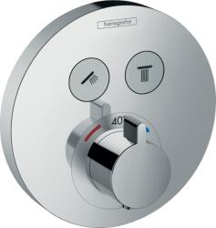 Hansgrohe ShowerSelect kád és zuhany csaptelep süllyesztett z termosztáttal króm 15743000