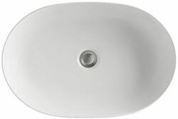 Kerasan Nolita mosdótál 60x40 cm ovális mosdótálak fehér matt 534330 (534330)