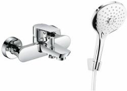 Oltens Készlet kád és zuhany csaptelep Oltens Vernal 34004100, zuhanyfej Oltens Saxan EasyClick 37100100, 37200100, 37401100