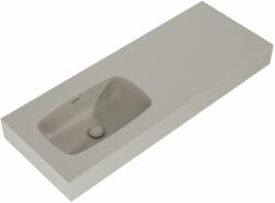 Elita Dimple mosdótál 121x46 cm négyszögletes klasszikus barna/bézs RE041201027020 (RE041201027020)