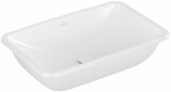 Villeroy & Boch Loop & Friends mosdótál 61.5x38 cm négyszögletes alulról beépíthető fehér fényes 4A580101 (4A580101)