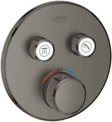 GROHE Grohtherm SmartControl kád és zuhany csaptelep süllyesztett z termosztáttal Brushed Hard Graphite 29119AL0