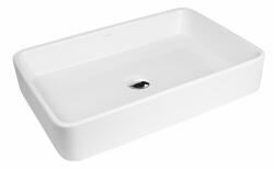 Oltens Lustra mosdótál 60.5x35 cm négyszögletes mosdótálak fehér fényes 40306000 (40306000)