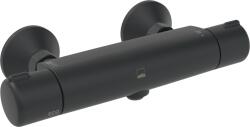 Oras Nova zuhanycsaptelep fal z termosztáttal fekete 7460-33 (746033)