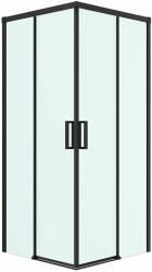 Oltens Breda zuhanykabin 80x80 cm négyzet fekete matt/átlátszó üveg 20005300 (20005300)