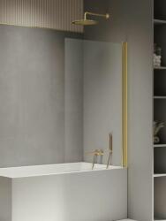 New Trendy New Soleo Light Gold zuhanyparaván 80 cm egyrészes arany fényes/átlátszó üveg P-0112 (P0112)