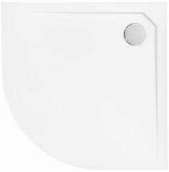 Besco Asco Ultraslim félkör alakú zuhanytálca 80x80 cm fehér BMAS-80 (BMAS80)