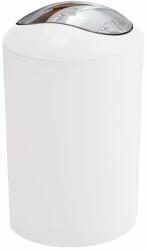 Kleine Wolke Glossy szemeteskosár 5 l króm-fehér 5063115858 (5063115858)
