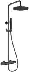 Oltens Molle zuhany készlet fal trópusi zuhany opcióval fekete matt 36504300 (36504300)