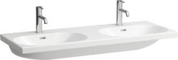 Laufen Lua mosdótál 120x46 cm négyszögletes dupla fehér fényes H8140814001091 (H8140814001091)