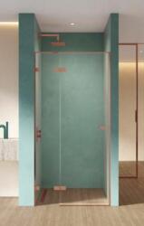 NEW TRENDY Eventa Copper Shine zuhanyajtók 110 cm dönthető réz fényes/átlátszó üveg EXK-6358 (EXK6358)