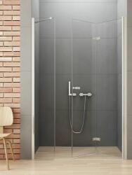 NEW TRENDY New Soleo zuhanyajtók 110 cm összecsukható króm fényes/átlátszó üveg D-0152A/D-0094B (D0152A/D0094B)