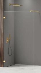 NEW TRENDY Avexa Gold Shine zuhanykabin fal walk-in 50 cm arany fényes/átlátszó üveg EXK-7044 (EXK7044)