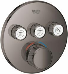GROHE Grohtherm SmartControl kád és zuhany csaptelep süllyesztett z termosztáttal Hard Graphite 29121A00