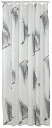 Sealskin Birds zuhanyfüggöny 200x180 cm fehér-fekete 800141 (800141)