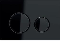 Geberit Sigma50 öblítő gomb WC-hez fekete 115.651. SJ. 1 (115651SJ1)