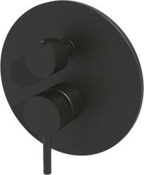 PAFFONI Light kád és zuhany csaptelep süllyesztett fekete LIG019. NO