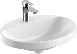 Geberit Variform mosdótál 55x45 cm ovális süllyesztett fehér fényes 500.723. 00.2 (500723002)