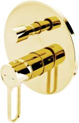 FDesign Zaffiro kád és zuhany csaptelep süllyesztett arany FD1-ZFR-7P-55 (FD1ZFR7P55)