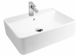 Oltens Duve mosdótál 58x45 cm négyszögletes klasszikus-mosdótálak fehér fényes 41812000 (41812000)