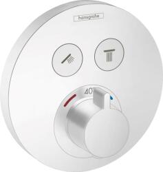 Hansgrohe ShowerSelect kád és zuhany csaptelep süllyesztett z termosztáttal fehér 15743700