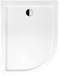 Besco Saturn félkör alakú zuhanytálca 100x80 cm fehér #BAS-100-NP (#BAS100NP)