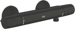GROHE Precision zuhanycsaptelep fal z termosztáttal fekete 1022172432