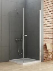 NEW TRENDY New Soleo zuhanykabin 100x90 cm négyszögletes króm fényes/átlátszó üveg D-0142A/D-0088B