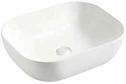 Comad Smile mosdótál 50x40 cm négyszögletes mosdótálak fehér fényes UM-6254SMILE50DP (UM6254SMILE50DP)
