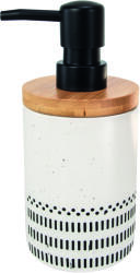 Kleine Wolke Alva szappanadagoló 330 ml fa -fekete-fehér 8095185854 (8095185854)