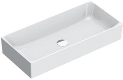 CATALANO Zero mosdótál 75x35 cm négyszögletes mosdótálak fehér fényes 0222750001 (0222750001)