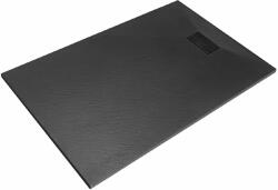 Besco Vexo téglalap alakú zuhanytálca 180x90 cm fekete BVB-180-90-P (BVB18090P)
