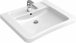 Villeroy & Boch Vita mosdótál 65x55 cm négyszögletes klasszikus mozgássérülteknek fehér fényes 517868R1 (517868R1)