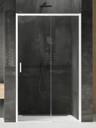 NEW TRENDY Prime White zuhanyajtók 150 cm tolható fehér matt/átlátszó üveg D-0411A